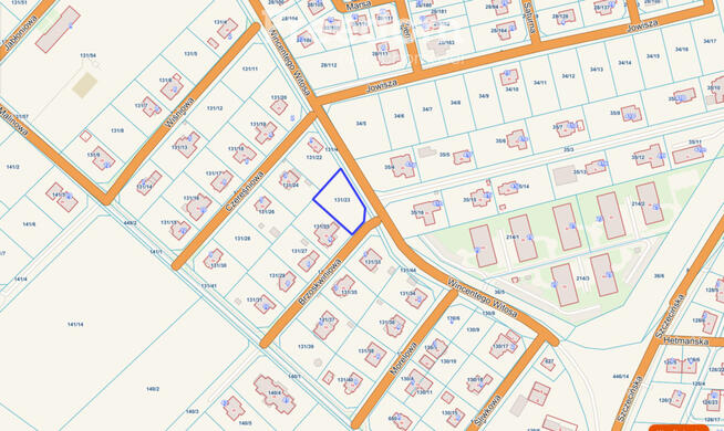 Działka budowlana z pełnym uzbrojeniem