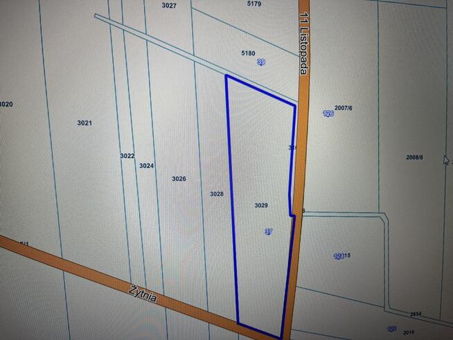 Działka 1,47 ha 11-go Listopada/Żytnia w Zwoleniu.