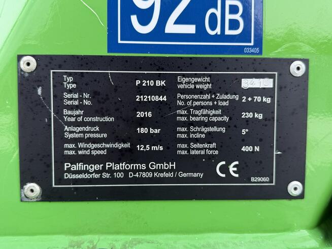 Nissan Cabstar Zwyżka Podnośnik Koszowy PALFINGER P210 BK Wysokość Podnoszenia 21m P7