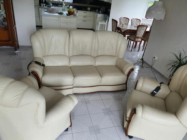 SPRZEDAM Wypoczynek skórzany