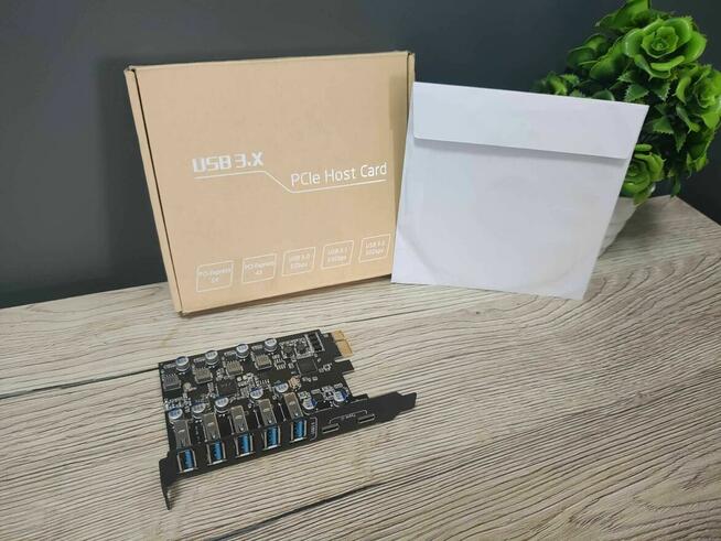Adapter Kontroler Karta rozszerzeń HUB USB3.0 USBC PCI PCIe