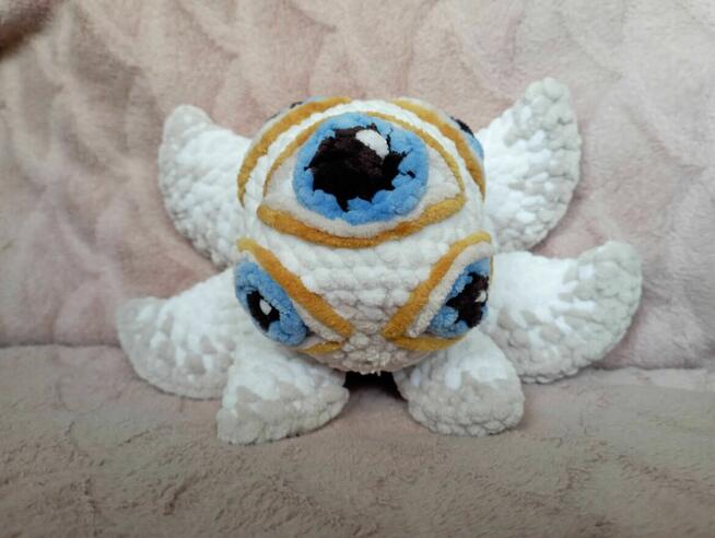 Maskotka biblijnie zgodny anioł amigurumi