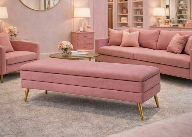 Ławka tapicerowana ze schowkiem | Kolekcja GG-1