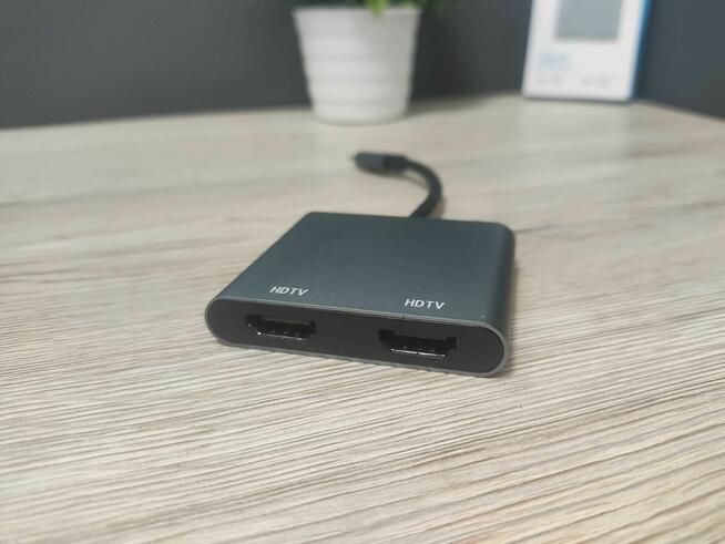 Konwerter Przejściówka Hub USB-C HDMI do Telefonu Telewizora