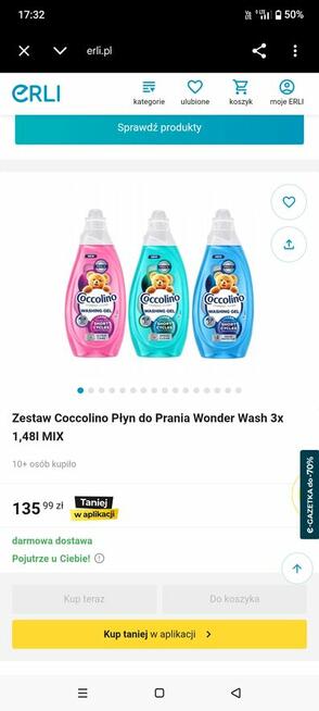 NOWE Żele do prania Coccolino i lakiery do włosów NIUQI