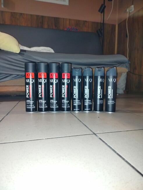 NOWE Żele do prania Coccolino i lakiery do włosów NIUQI