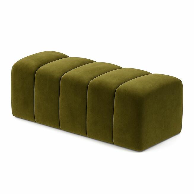 Pufa tapicerowana Bubble Oliwkowa