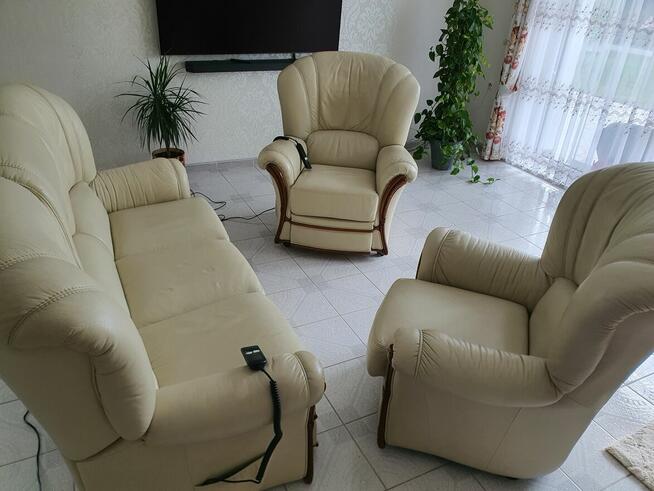 SPRZEDAM Wypoczynek skórzany