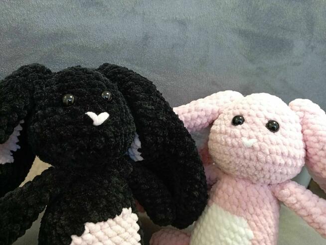 Maskotka pluszowa królik amigurumi