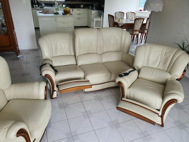 SPRZEDAM Wypoczynek skórzany