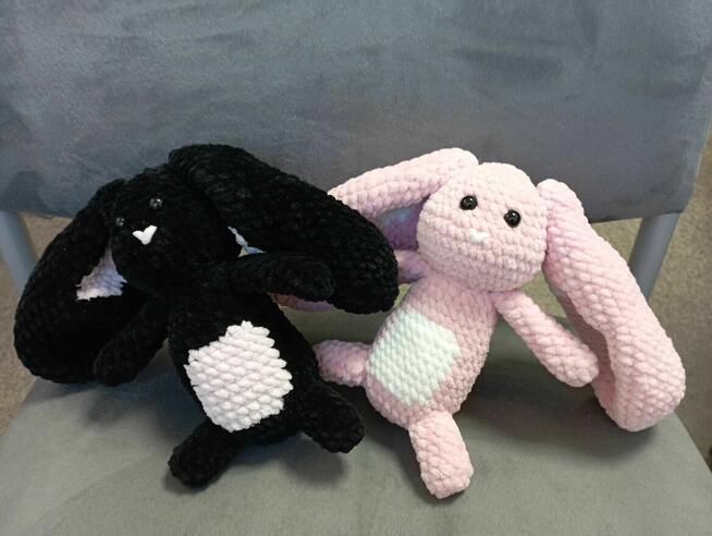Maskotka pluszowa królik amigurumi