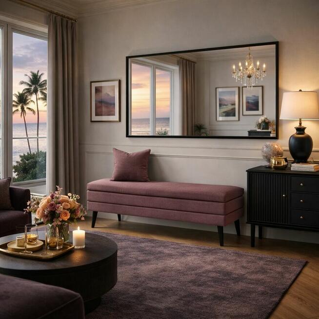 Ławka tapicerowana ze schowkiem | Kolekcja GG-1