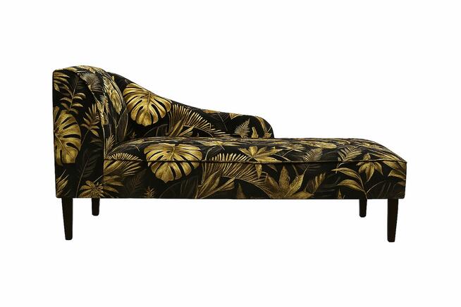 Szezlong Tapicerowany Premium Dark Monstera