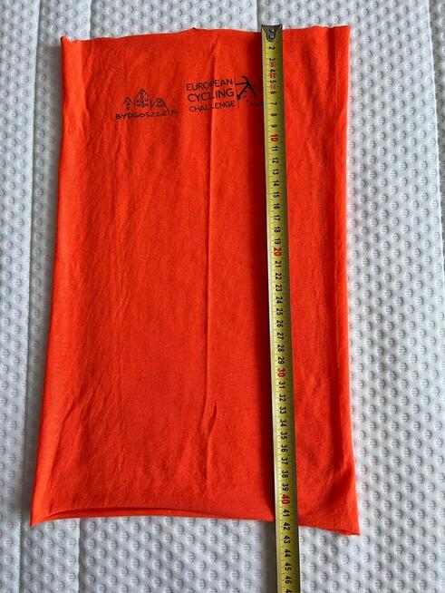 Chusta buff / komin European Cycling Challange pomarańczowa