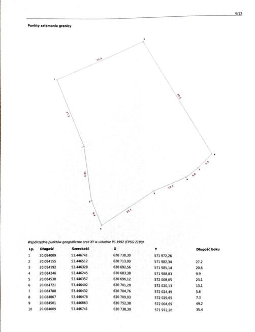 Mazurska sielanka z historią w tle – Działka -Warunki Zabudowy | Jezioro 1.8 km