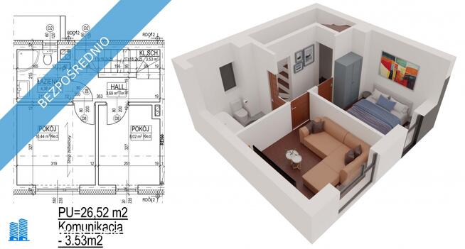 szereg 80m2 WAWA WAWER obok Gocław panele foto rekuperator