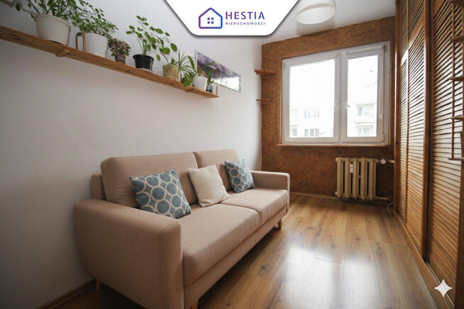 Trzy pokoje z balkonem os.Chopina.