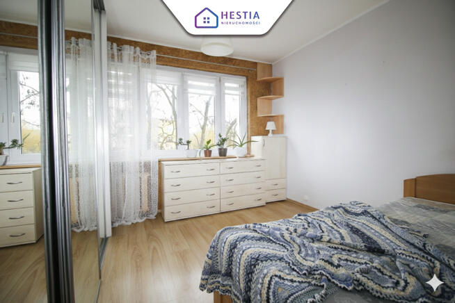 Trzy pokoje z balkonem os.Chopina.