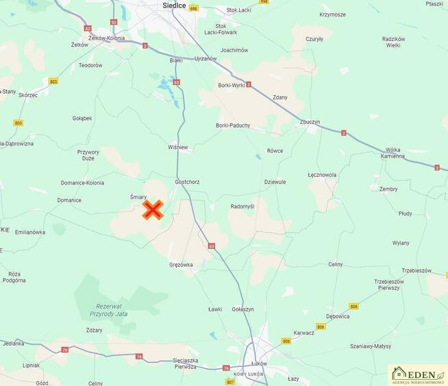 Działka rolno-budowlana Daćbogi gm. Wiśniew