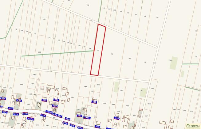 Działka budowlana Łazy gm. Łuków