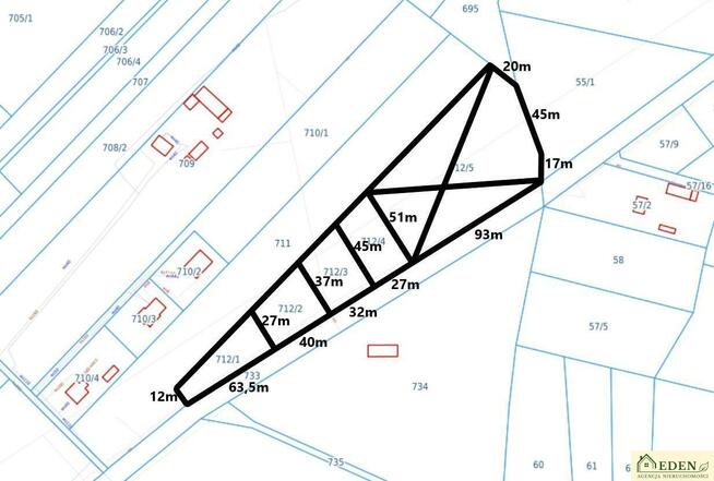 Działka budowlana Jeruzal gm. Mrozy