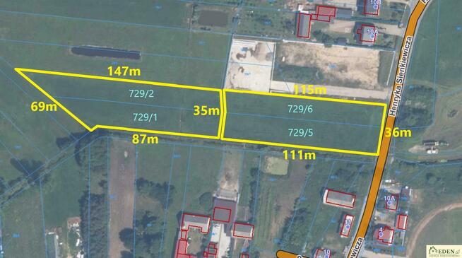 Działka budowlana Okrzeja gm. Krzywda
