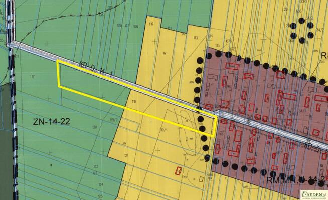 Działka rolno-budowlana Kownatki gm. Łuków