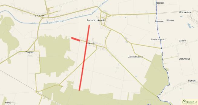 Działka rolno-budowlana Kownatki gm. Łuków