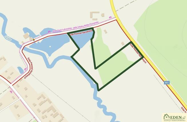 Działka rolna Zgórznica gm. Stoczek Łukowski