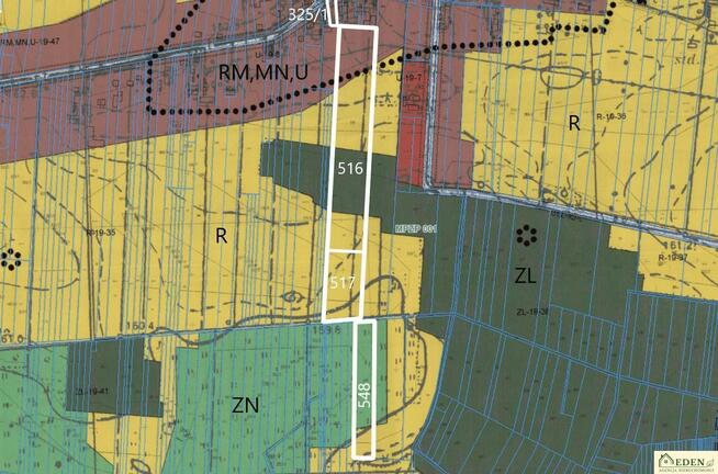 Działka rolno-budowlana Role gm. Łuków