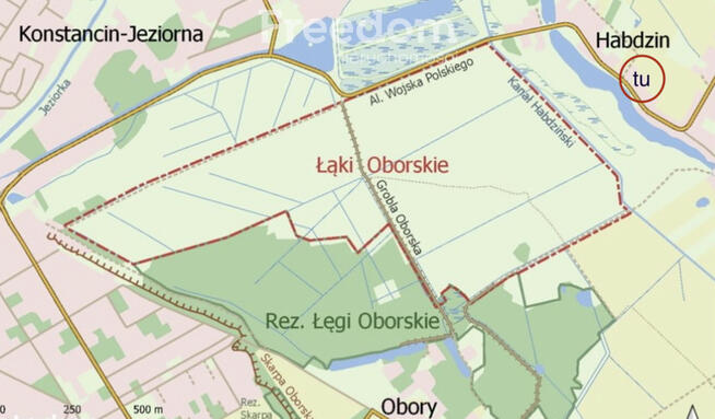 Działka budowlana Konstancin Jez. - Habdzin 1900m2