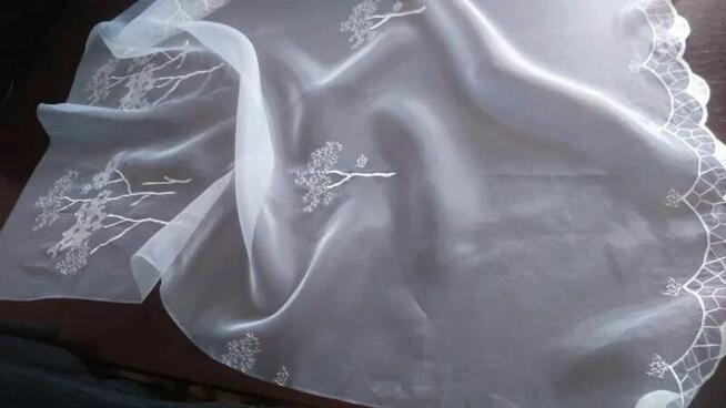 Kawałki 7 sztuk -organtyna woal organza 85x115