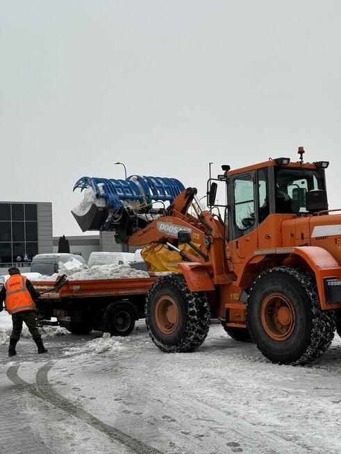 wywóz śniegu Olsztyn załadunek w Olsztynie piasek na zimę