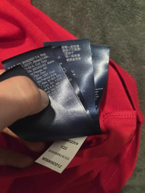 Tommy Hilfiger meska Koszulka r.M czerwona