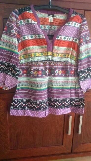 Sukienka szmizjerka khaki falbanki M