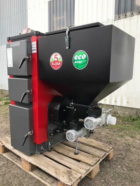 kocioł Technix PellWood pellet+ groszek + drewno 10 kw 100 m