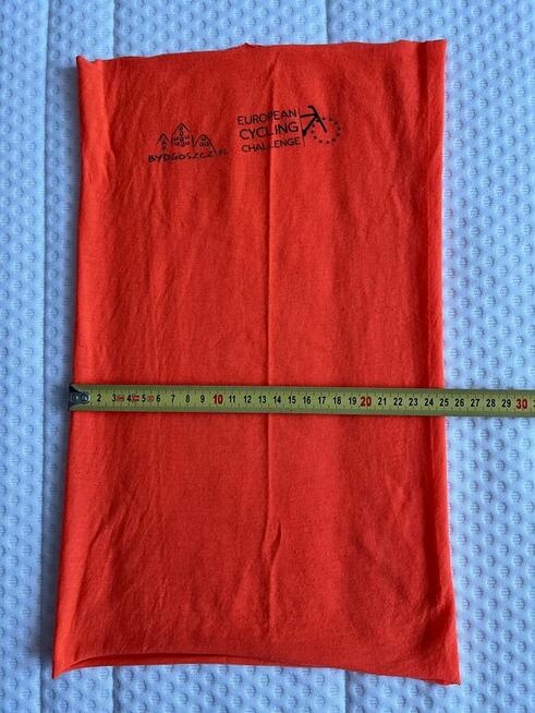 Chusta buff / komin European Cycling Challange pomarańczowa