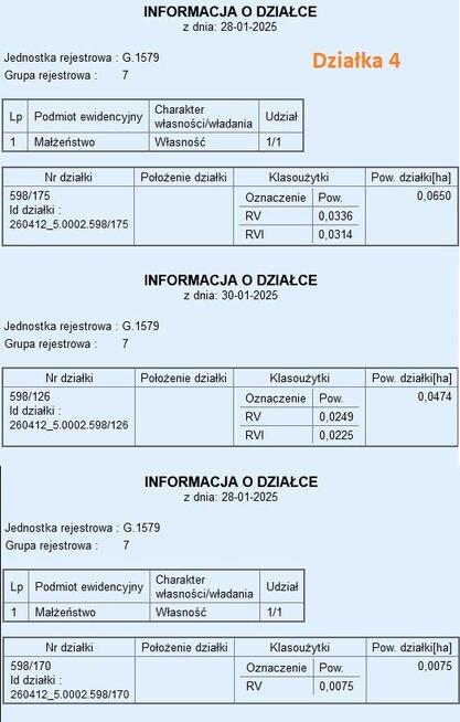 Działka w Bilczy, uzbrojona, za 290zł/m2.