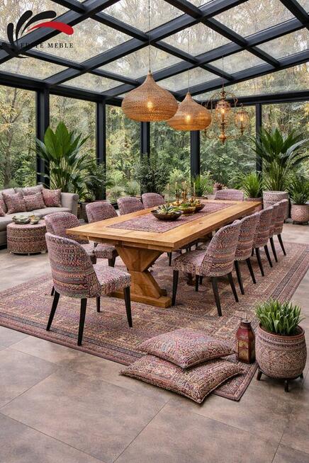 Krzesło Tapicerowane Premium KL-2 Tkanina Ravi Żakard