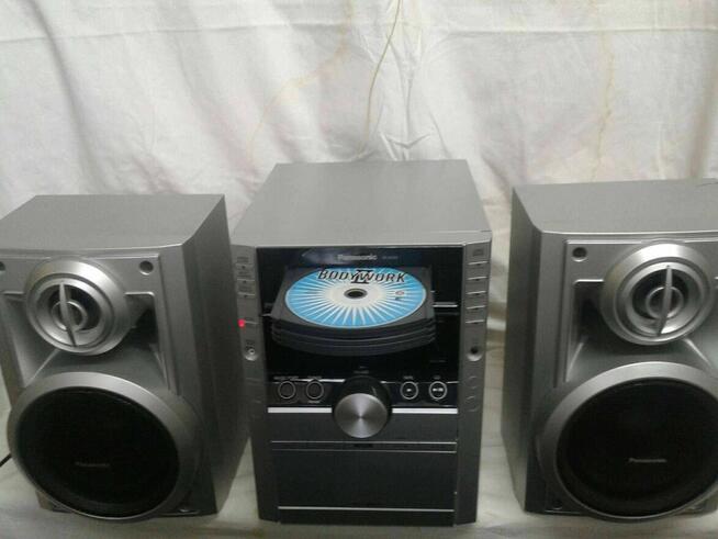Wieża PANASONIC 5xCD kaseta radio RDS