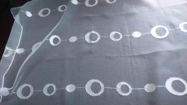 Kawałki 7 sztuk -organtyna woal organza 85x115