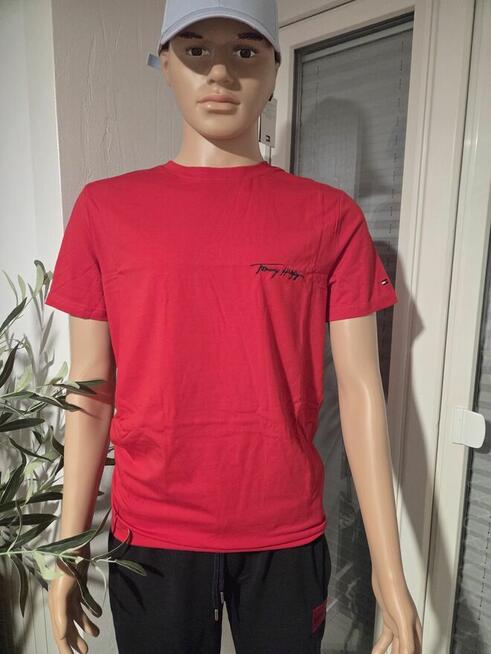 Tommy Hilfiger meska Koszulka r.M czerwona