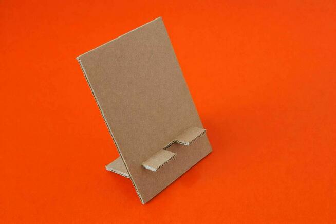 EKO podstawka pod telefon, ręcznie robiona, składana