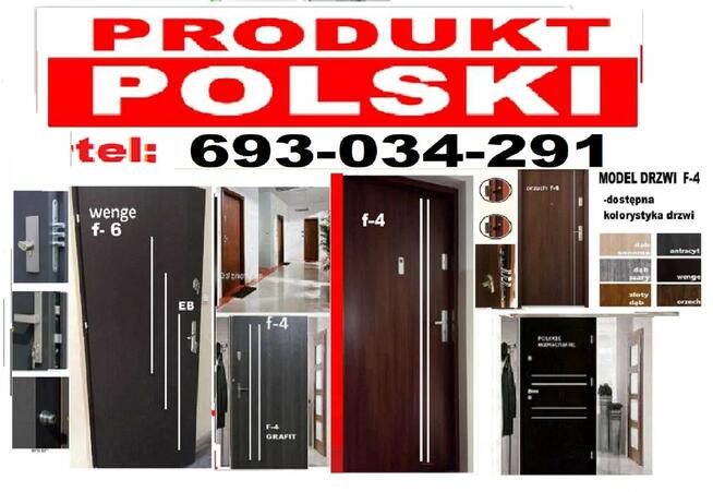 Drzwi antywłamaniowe wejściowe zewnętrzne do mieszkań