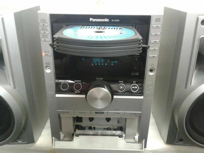 Wieża PANASONIC 5xCD kaseta radio RDS