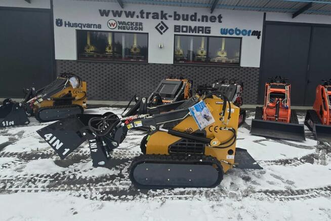 Mini ładowarka gąsienicowa INFRONT YF380 łyżka szczękowa