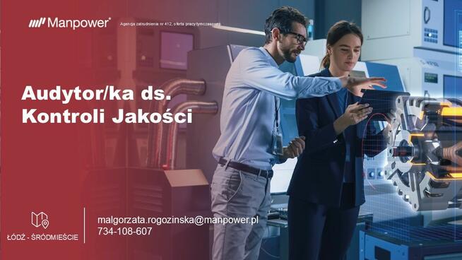 Audytor/ka ds. Kontroli Jakości