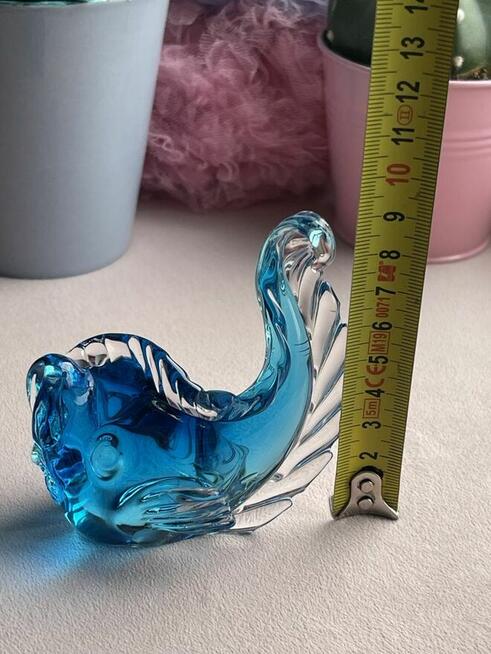 Figurka , szklana ryba, szkło artstyczne