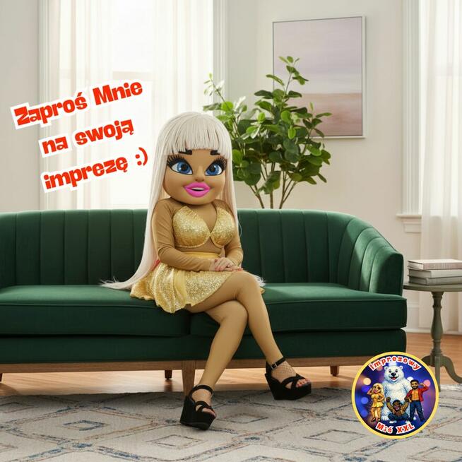 Wizyta Misia XXL - 2,6 lub 3 Metry - Radości na Twojej Impre