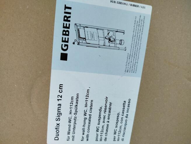 geberit duofix sigma 12 cm geberit 111.300.00.5